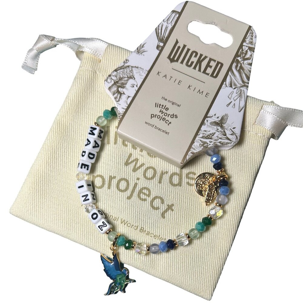 Little Words Project Wicked Stretch Beaded Bracelet With Charms - Picture 2 of 6